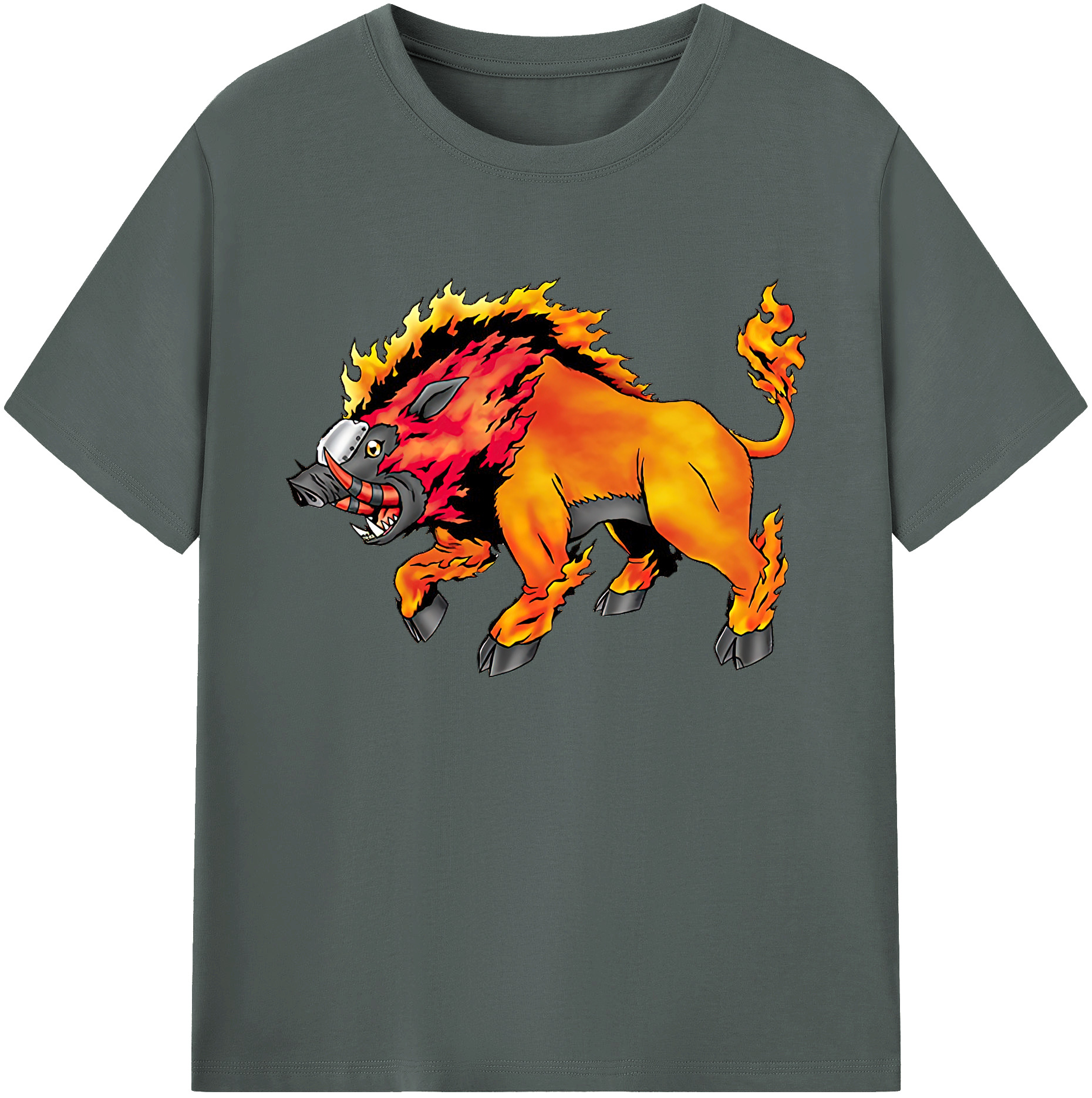 （画像用） Digimon デジタルモンスター/デジモン 綿100％ メンズ半袖Tシャツ｜肌触りやわらか＆通気性
